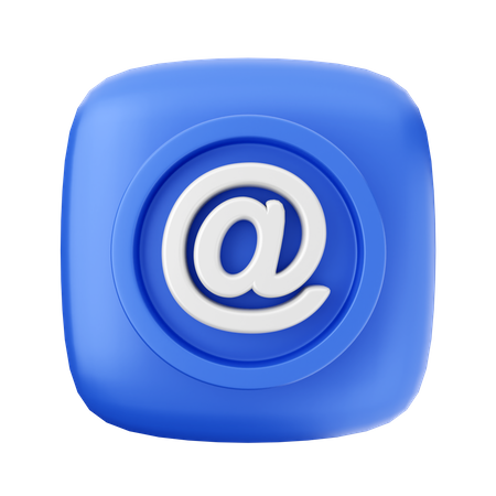 Email Address  3D Icon