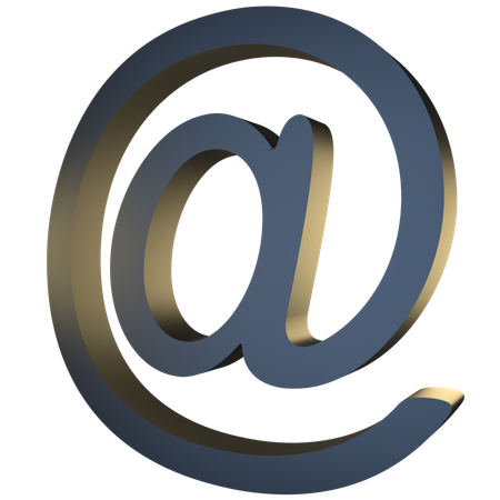 Email Address  3D Icon