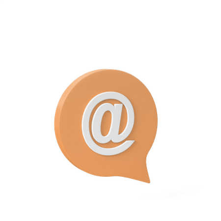 Email Address  3D Icon