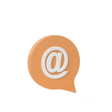 Email Address  3D Icon