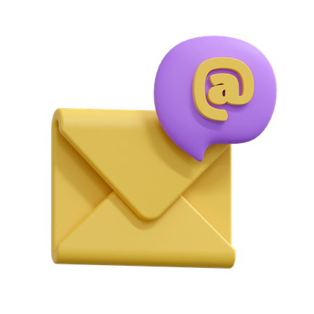 Email address  3D Icon