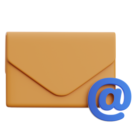 Email Address  3D Icon