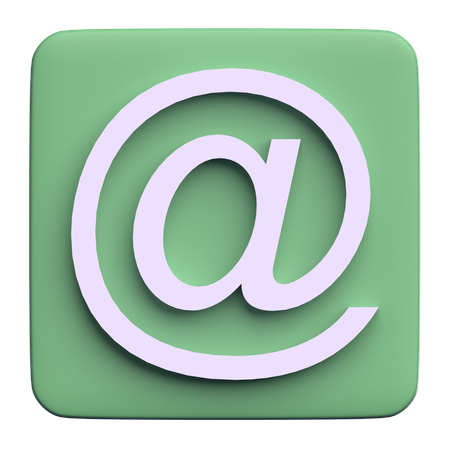 Email Address  3D Icon