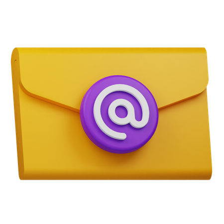 Email Address  3D Icon