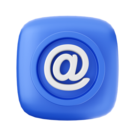 Email Address 3D Icon