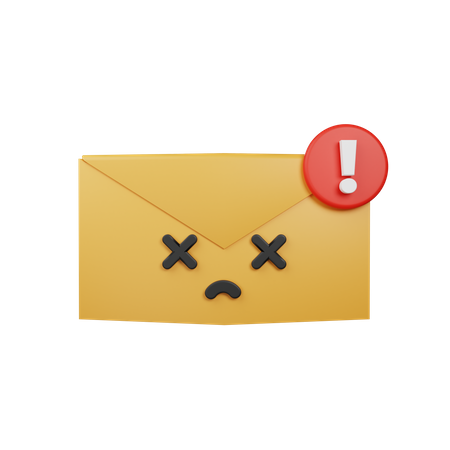 Alerta por e-mail  3D Icon