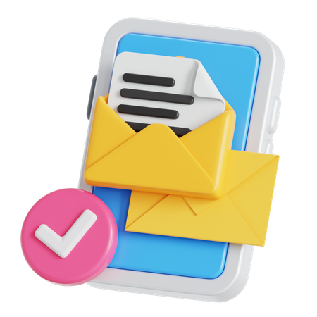 Email App  3D Icon
