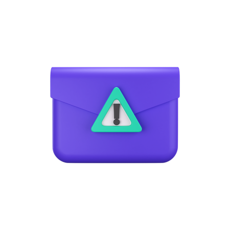 Avertissement par courrier électronique  3D Icon