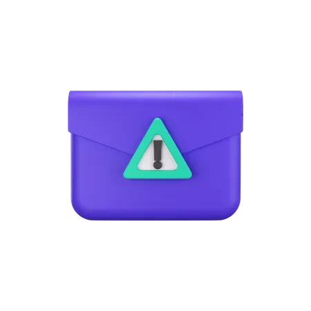 Avertissement par courrier électronique  3D Icon
