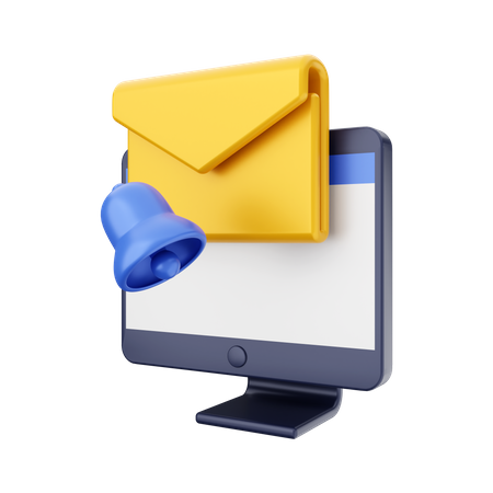Email Benachrichtigung  3D Icon