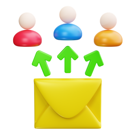 Email Blast  3D Icon