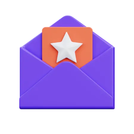 Email Bookmark  3D Icon