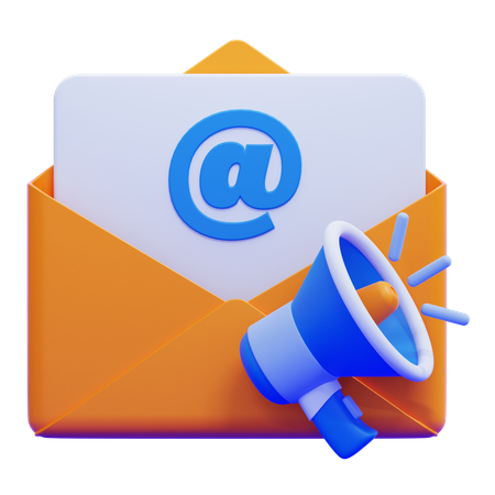 Email Campaign  3D Icon