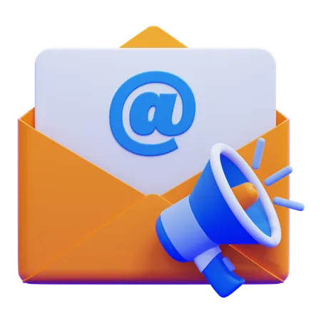 Email Campaign  3D Icon