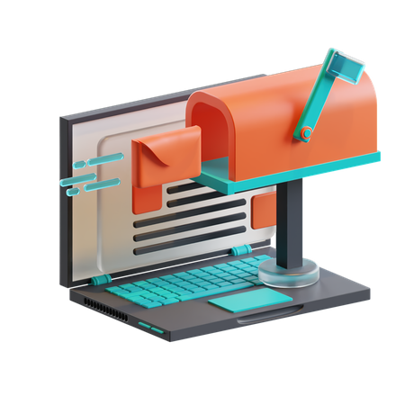 Campanha de e-mail  3D Icon
