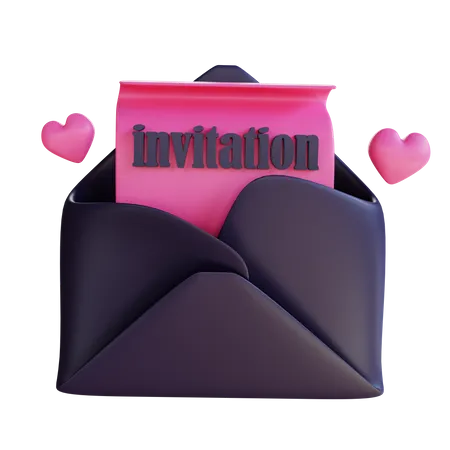 E-mail de casamento  3D Icon