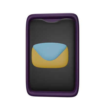 E-mail móvel  3D Icon