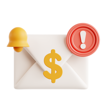 Email Comercial  3D Icon