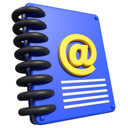 Email Contact  3D Icon