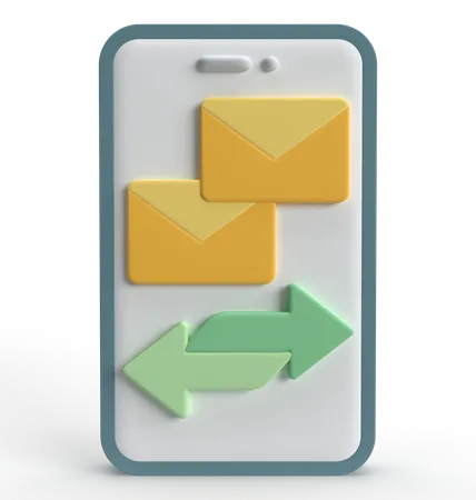 Email Conversation  3D Icon