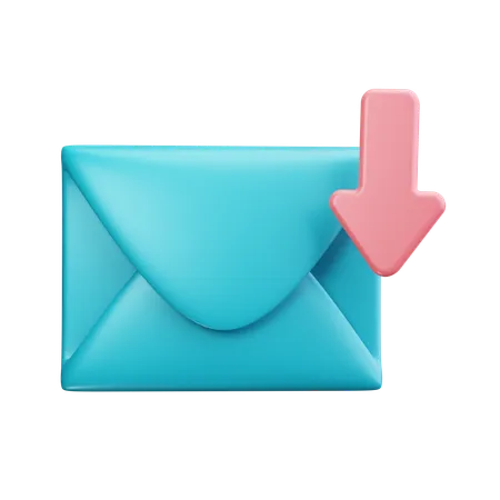 Email download  3D Icon