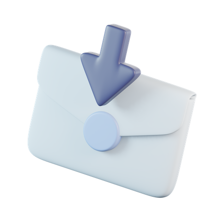 Email Download  3D Icon