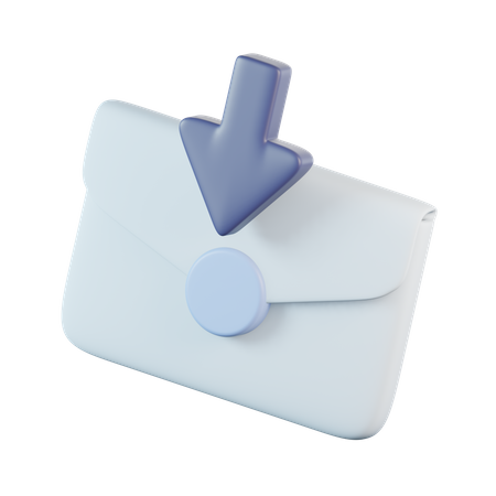 Email Download  3D Icon