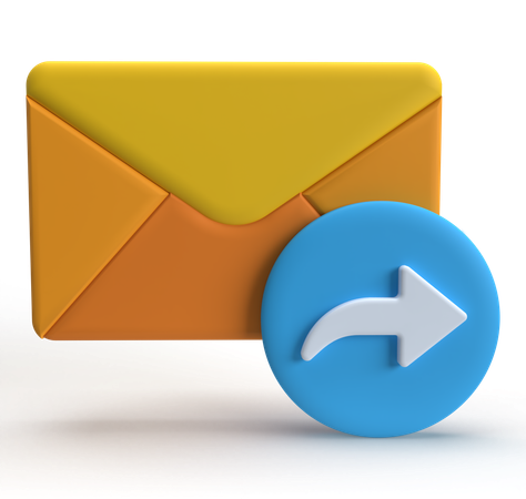 Encaminhamento de e-mail  3D Icon