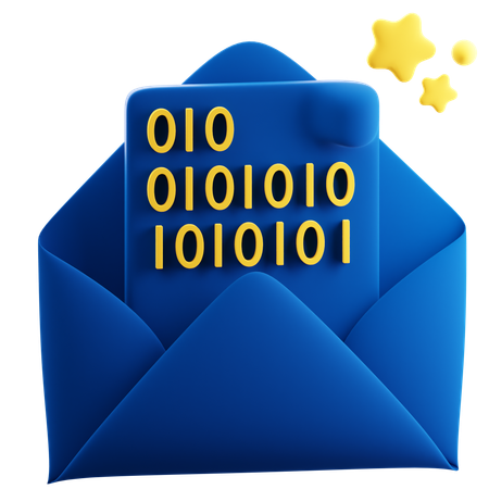 Email Encryption  3D Icon