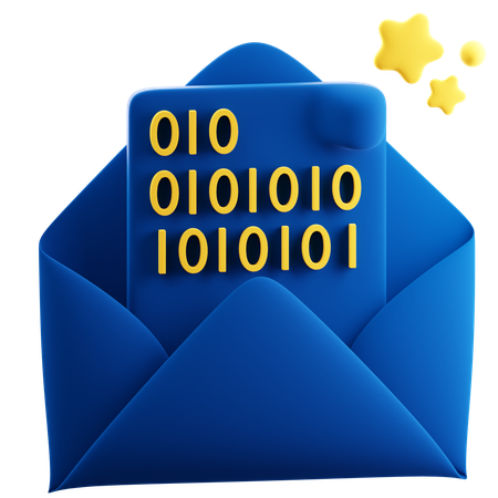 Email Encryption  3D Icon