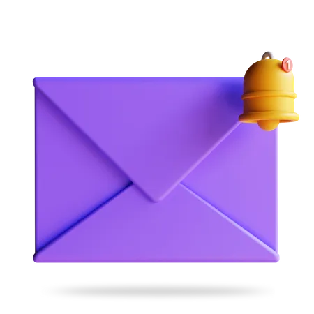 E-mail entrant  3D Illustration