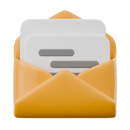 Email Envelope  3D Icon