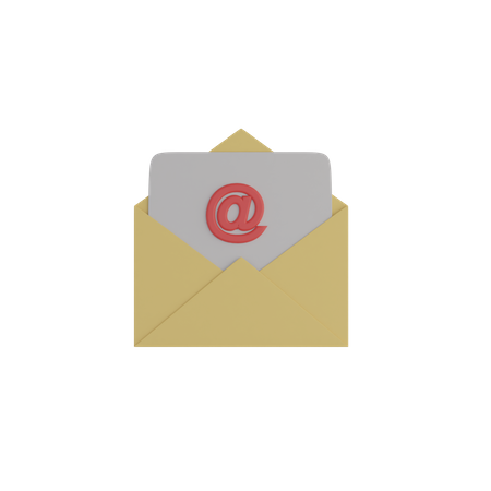 Email Envelope  3D Icon