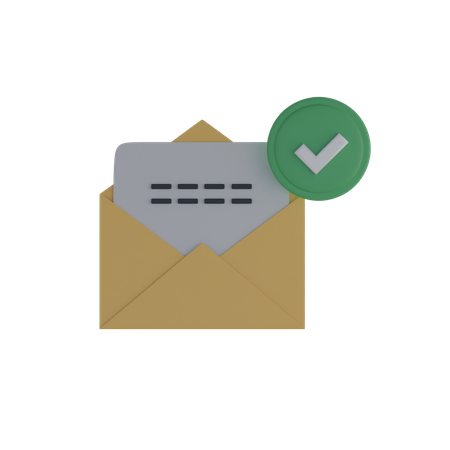 Email envelope  3D Icon