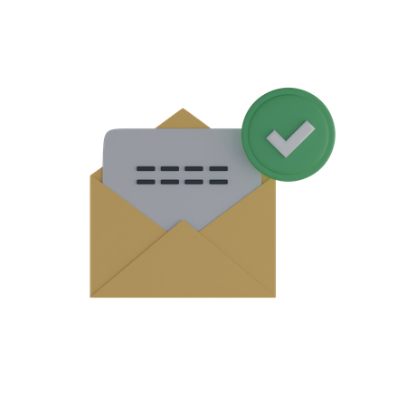 Email envelope  3D Icon
