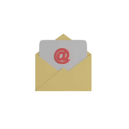 Email Envelope 3D Icon