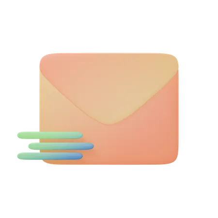 Mail enviado  3D Icon