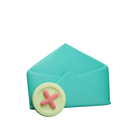 Email Error  3D Icon