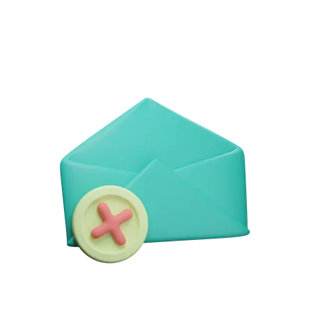 Email Error  3D Icon