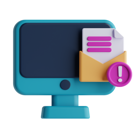Email Filtering  3D Icon