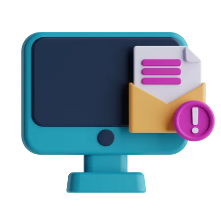 Email Filtering 3D Icon