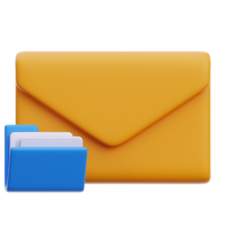 Email Folder  3D Icon