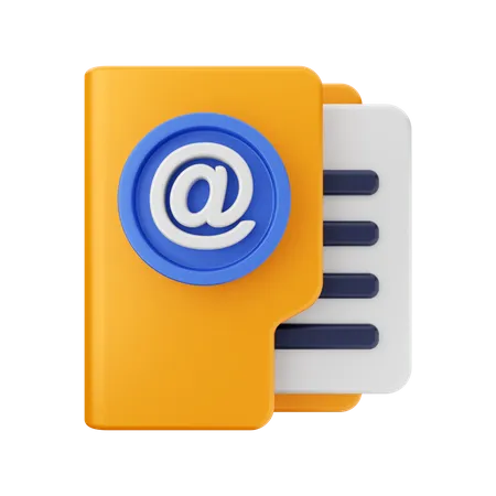 Email Folder  3D Icon