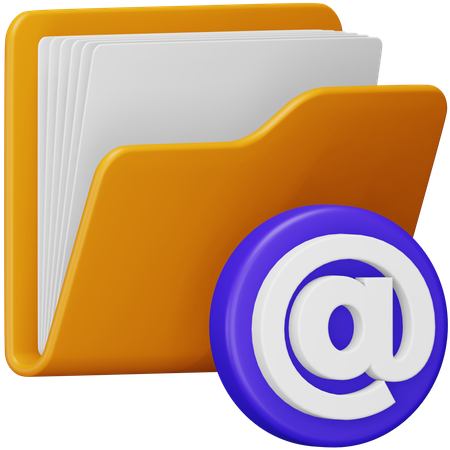 Email Folder  3D Icon