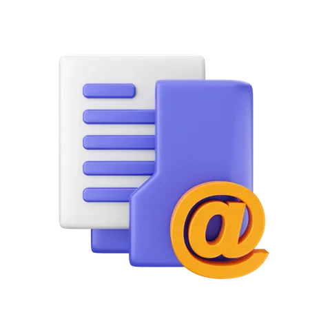Email Folder  3D Icon
