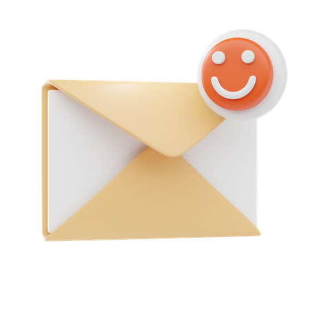 Email Good Review  3D Icon