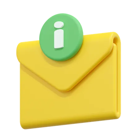 Informações de e-mail  3D Icon