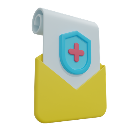Email Insurance  3D Icon