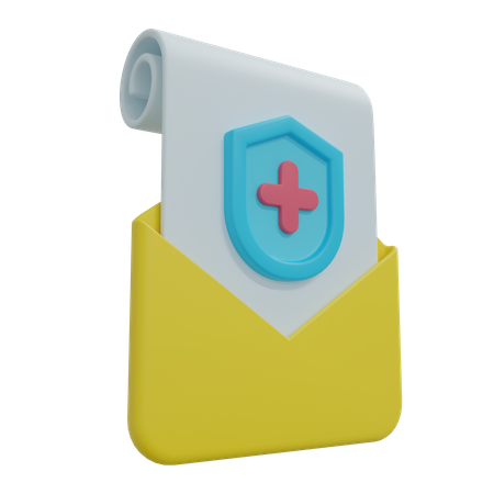 Email Insurance  3D Icon