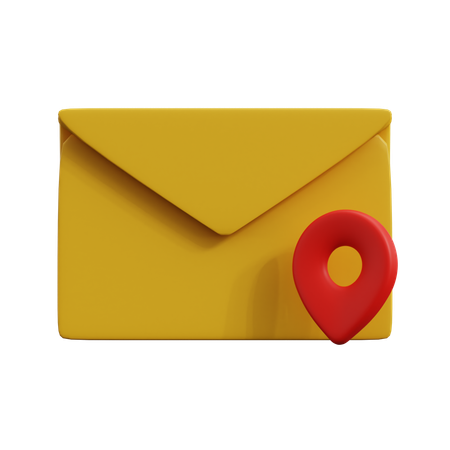 Emplacement de courrier électronique  3D Icon